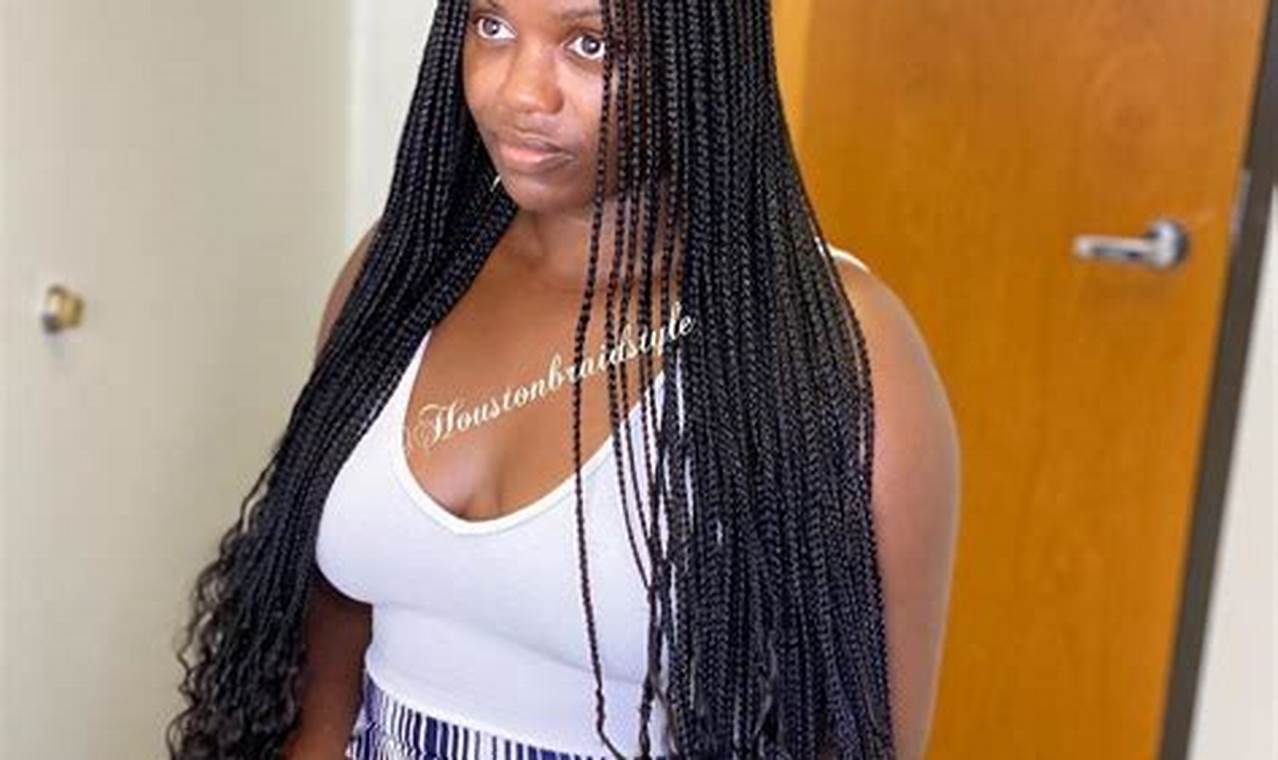Unveiling the Allure of Knotless Braids with Deep Wave Hair