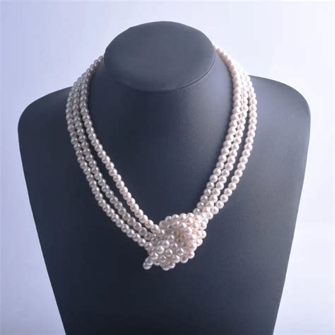 knotted pearl necklace pattern