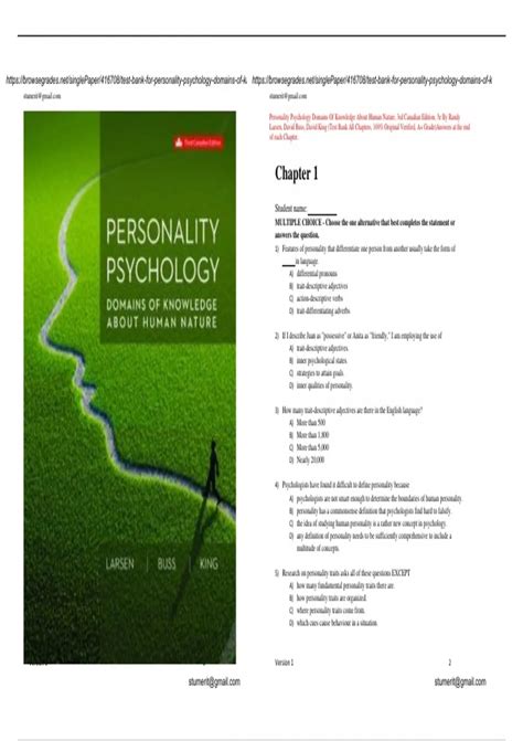 knowledge and personality