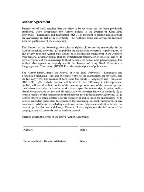 knowledge based systems author agreement