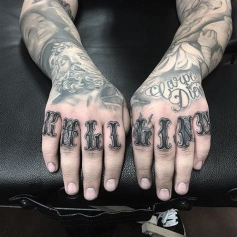 Knuckle Tattoos For Men