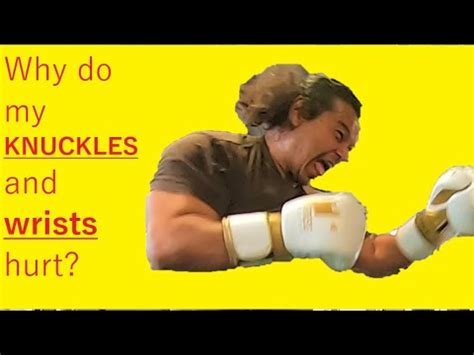 Knuckles Hurt Boxing Gloves