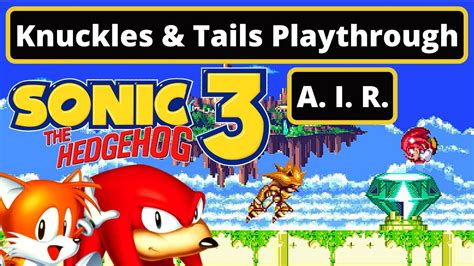 knuckles sonic 3 air