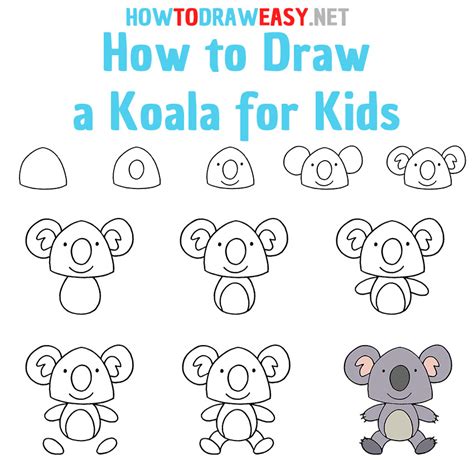 Sweet and Sour Blog How to Draw Koala Bear