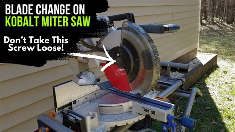Kobalt Miter Saw Replace Blade