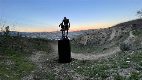 kobe bryant crash site statue