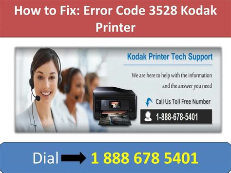 Kodak Printer Error Code 3527