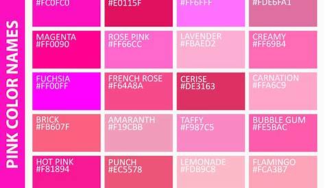 Apa Kode Warna Untuk Hot Pink?