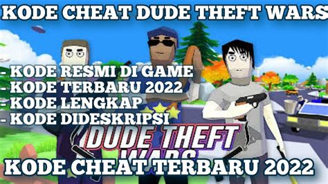 All cheat codes Dude Theft Wars (2020) YouTube