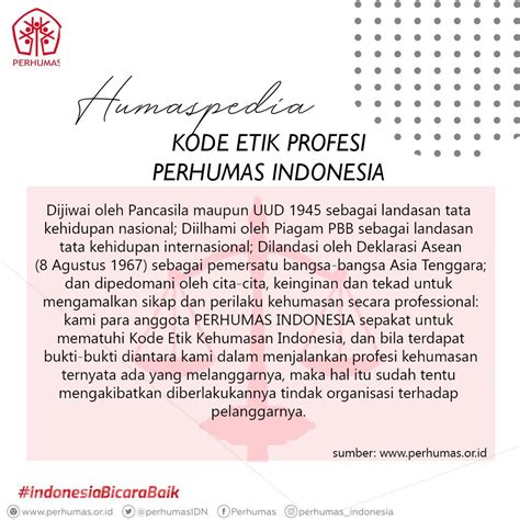 kode etik perhumas indonesia