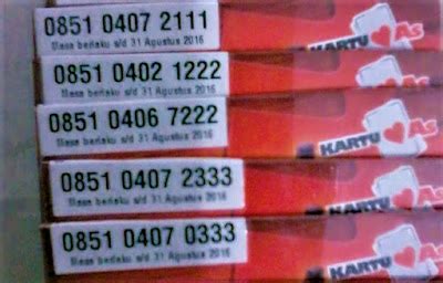 kode prefix telkomsel 0851