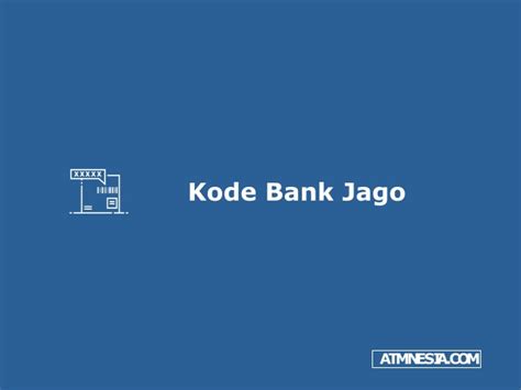kode transfer bank jago