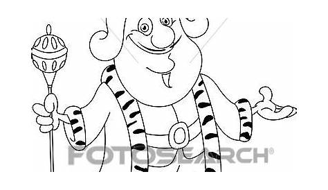 outline king clipart black and white - Clip Art Library