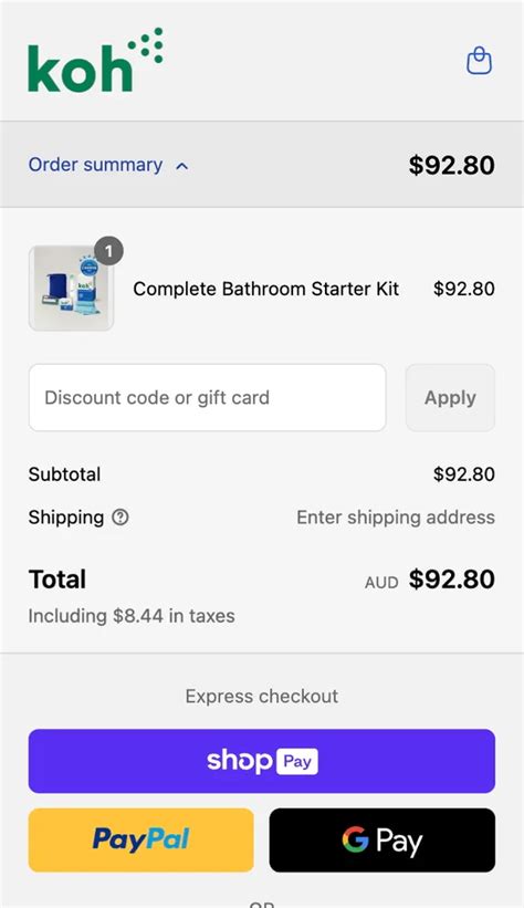 Koh Cleaning Products Discount Code