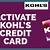 kohl's activate credit card