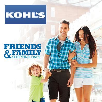 kohl's friends and family 2023