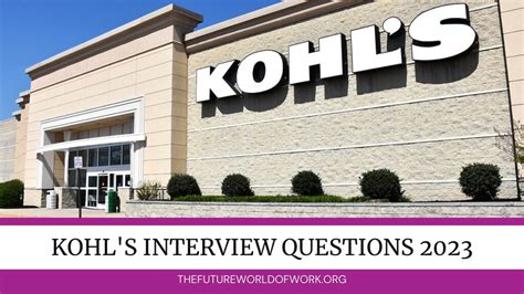 Kohl's Job Interview Questions And Answers