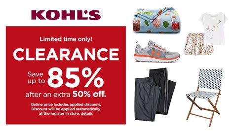 Kohl's Return Policy Clearance Items