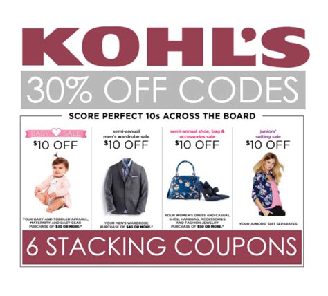Kohl's Stackable Coupon Code