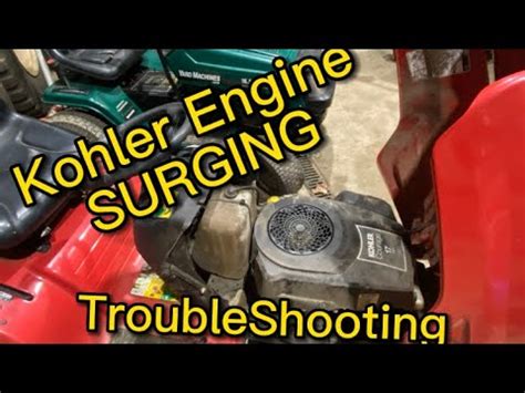 Kohler Engine Surges When Hot