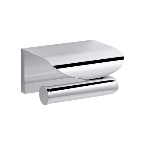 KOHLER Alteo Vertical Single Post Toilet Paper Holder in Polished