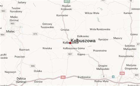 kolbuszowa poland map