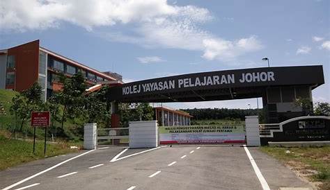 Bahagian Kemasukan Kolej Yayasan Pelajaran Johor: Kampus Kolej YPJ