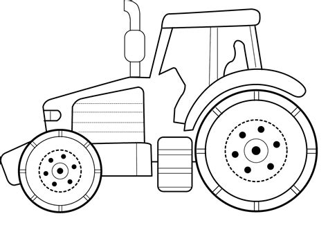 kolorowanka traktor rolniczy