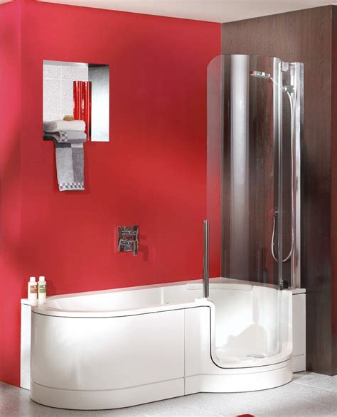 Artweger Twinline 1 Dusch Badewanne 160 mit Tür mit Glasfront