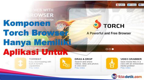 Komponen Torch Browser Hanya Memiliki Aplikasi Untuk Meningkatkan Pengalaman Browsing Anda