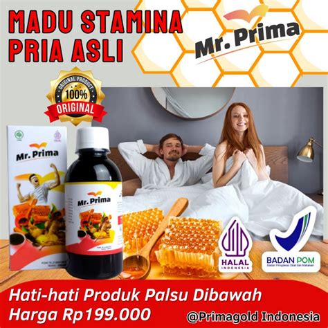 Komposisi Madu Stamina Mr Prima