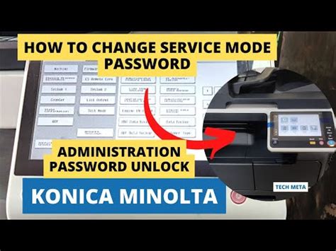 How To Change Administrator Password On Photostat Machine or Web