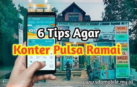 konter pulsa ramai