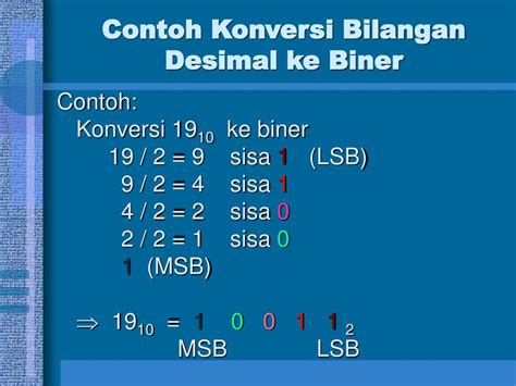 PPT Konversi Bilangan PowerPoint Presentation, free download ID7085827