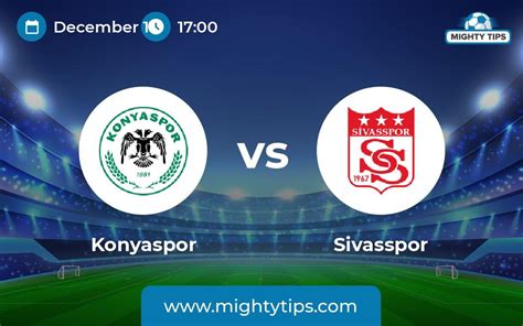 konyaspor vs sivasspor prediction