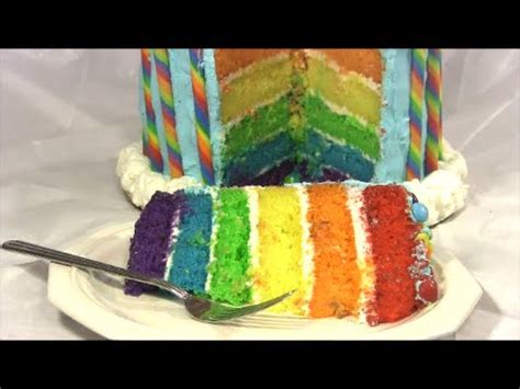 The KoolAid Rainbow Cake is delicious