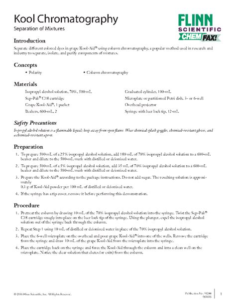 Kool Chromatography Lab