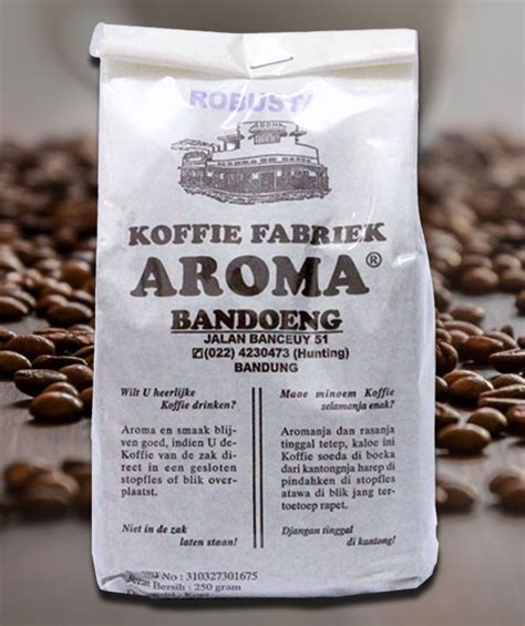 kopi aroma bandung robusta kemasan 250gr coffee aroma