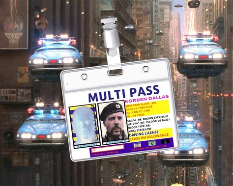 Korben Dallas Multipass Printable