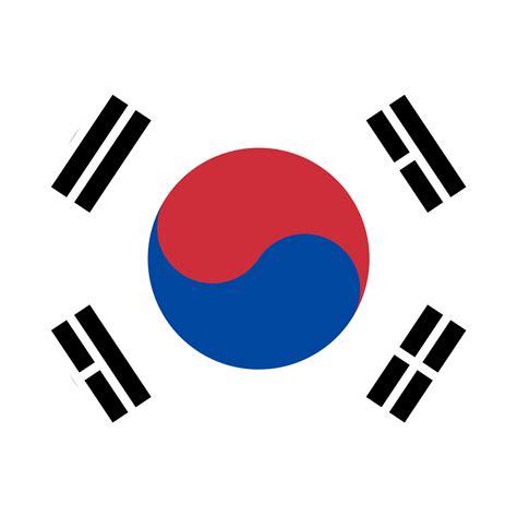 korea flag png transparent