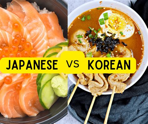 korea vs japan food