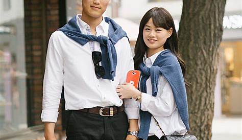 12 Photos that Prove the MatchyMatchy Korean Couple Look Is Street