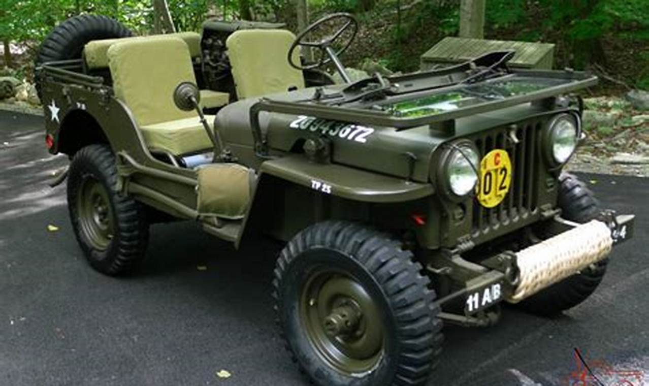 korean war military jeep for sale