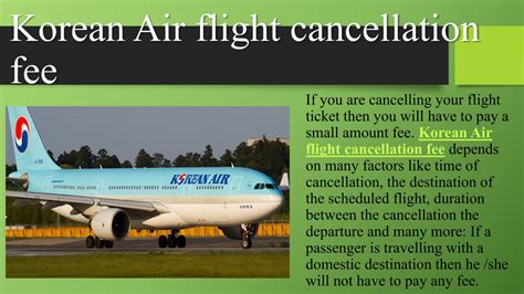 korean air flight cancellation