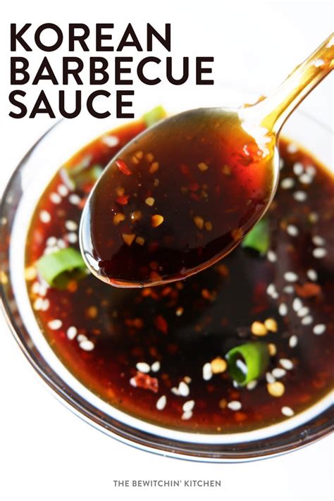 korean bbq recipe sauce