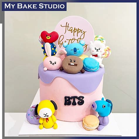 Korean Cake Bts Theme