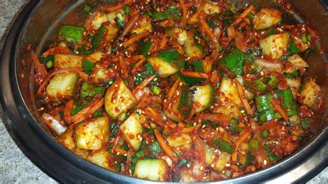 korean cucumber kimchi maangchi