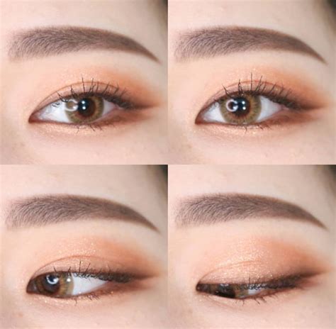korean eye makeup brown