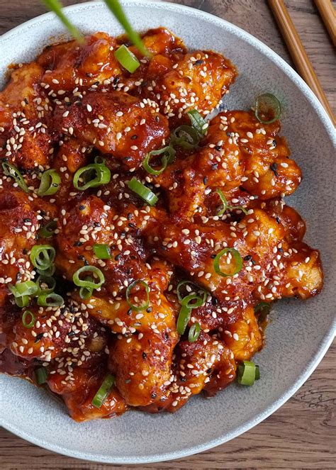 korean fried chicken wings recipe spicy