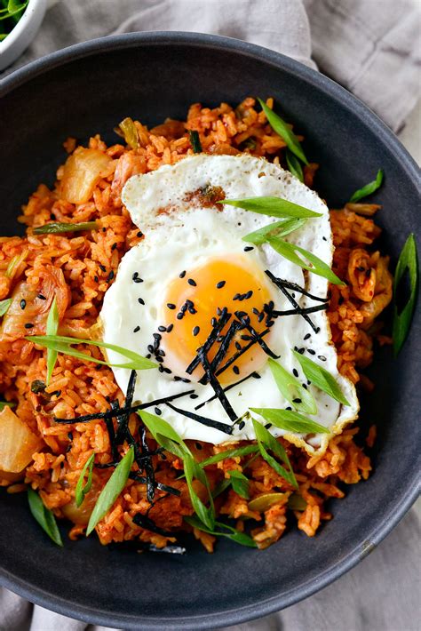 korean fried rice with kimchi recipe